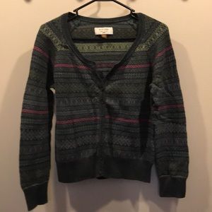 crew neck button up cardigan sweater sonoma pmed